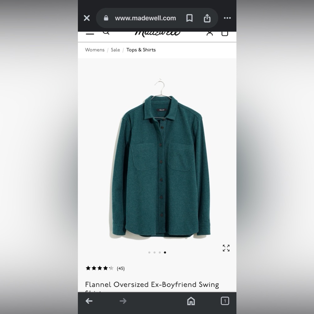 Madewell flannel